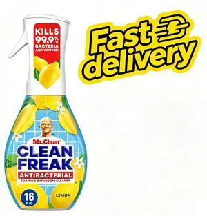 Mr. Clean Clean Freak Lemon Scent Antibacterial Multi-Purpose Bath Cleaner, 16 Fl Oz Mr. Clean Clean Freak Lemon Scent Antibacterial Multi-Purpose Bath Cleaner, 16 Fl Oz