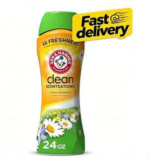 ARM & HAMMER Clean Scentsations Scent Booster, Laundry Beads Alternative, Clean Meadow scent, 24 Oz ARM & HAMMER Clean Scentsations Scent Booster, Laundry Beads Alternative, Clean Meadow scent, 24 Oz