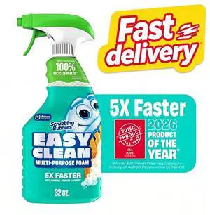 Scrubbing Bubbles Easy Clean Multi-Purpose Bathroom Shower & Tub and All Purpose Cleaner Spray, 32 oz Scrubbing Bubbles Easy Clean Multi-Purpose Bathroom Shower & Tub and All Purpose Cleaner Spray, 32 oz