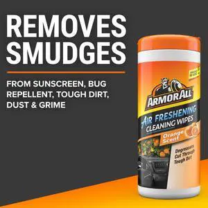 Armor All Interior Car Cleaning Wipes in Orange Scent, 25 Count Armor All Interior Car Cleaning Wipes in Orange Scent, 25 Count