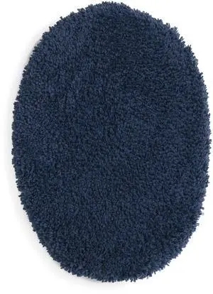 Mainstays Basic Polyester Toilet Lid Cover, Navy, 19" x 22" Mainstays Basic Polyester Toilet Lid Cover, Navy, 19" x 22"