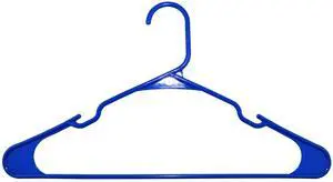Mainstays Plastic Notched Adult Hangers for Any Clothing Type, Royal Spice 50 Count Mainstays Plastic Notched Adult Hangers for Any Clothing Type, Royal Spice 50 Count