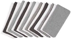 Mainstays 18-Pack Washcloth Bundle, Grey Multi Mainstays 18-Pack Washcloth Bundle, Grey Multi