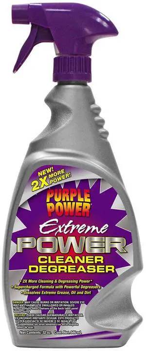 Purple Power Extreme Power Cleaner/Degreaser for Vehicles, Engines and Garages (32oz) Purple Power Extreme Power Cleaner/Degreaser for Vehicles, Engines and Garages (32oz)