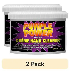 (2 pack) Purple Power Heavy Duty Creme Hand Cleaner, 14 oz (2 pack) Purple Power Heavy Duty Creme Hand Cleaner, 14 oz