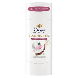 Dove Advanced Care Antiperspirant Deodorant Stick for Helping Repair Skin Barrier After Shaving, Caring Coconut with 72-Hour Sweat & Odor Protection, 2.6 oz Dove Advanced Care Antiperspirant Deodorant Stick for Helping Repair Skin Barrier After Shaving, Caring Coconut with 72-Hour Sweat & Odor Protection, 2.6 oz