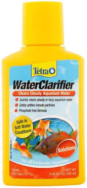 Tetra Waterclarifier Aquarium Water Treatment, Clears Cloudy Aquarium Water, 3.38 oz. Tetra Waterclarifier Aquarium Water Treatment, Clears Cloudy Aquarium Water, 3.38 oz.
