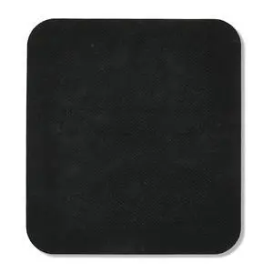 onn Mouse Pad, square, polyester surface with non-slip natural rubber backing, black onn Mouse Pad, square, polyester surface with non-slip natural rubber backing, black