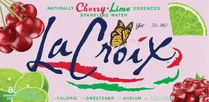 LaCroix Cherry Lime, Sparkling Water, 8 Pack, 12 oz Cans LaCroix Cherry Lime, Sparkling Water, 8 Pack, 12 oz Cans