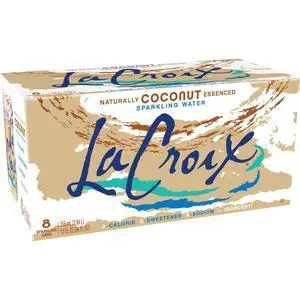 LaCroix Coconut Sparkling Water, 12 Fl. Oz., 8 Count LaCroix Coconut Sparkling Water, 12 Fl. Oz., 8 Count