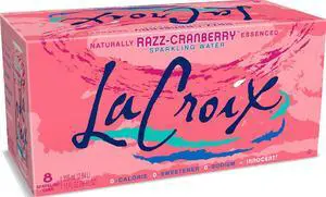 La Croix Natural Cran-Raspberry Flavored Sparkling Water, 12 fl oz, 8 pack La Croix Natural Cran-Raspberry Flavored Sparkling Water, 12 fl oz, 8 pack