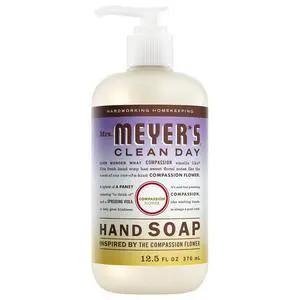 MRS. MEYER'S CLEAN DAY Hand Soap, Compassion Flower Scent, 12.5 Fl Oz Bottle MRS. MEYER'S CLEAN DAY Hand Soap, Compassion Flower Scent, 12.5 Fl Oz Bottle