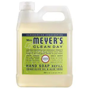 Mrs. Meyer's Clean Day, Hand Soap Refill, Lemon Verbena Scent, 33 Fl Oz Mrs. Meyer's Clean Day, Hand Soap Refill, Lemon Verbena Scent, 33 Fl Oz