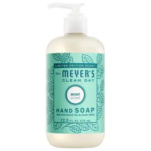 MRS. MEYER'S CLEAN DAY Hand Soap, Mint Scent, 12.5 Fl Oz Bottle MRS. MEYER'S CLEAN DAY Hand Soap, Mint Scent, 12.5 Fl Oz Bottle
