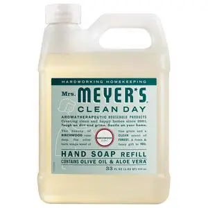 Mrs. MEYER'S CLEAN DAY Hand Soap Refill, Birchwood Scent, 33 Fl Oz Bottle Mrs. MEYER'S CLEAN DAY Hand Soap Refill, Birchwood Scent, 33 Fl Oz Bottle
