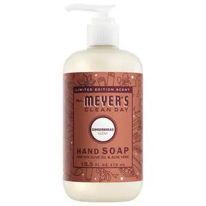 MRS. MEYER'S CLEAN DAY Hand Soap, Gingerbread Scent, 12.5 Fl Oz Bottle MRS. MEYER'S CLEAN DAY Hand Soap, Gingerbread Scent, 12.5 Fl Oz Bottle
