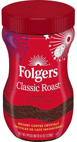 Folgers Classic Roast Instant Coffee, 8 Oz. Jar Folgers Classic Roast Instant Coffee, 8 Oz. Jar
