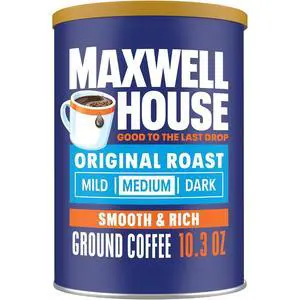 Maxwell House Ground Coffee, Original Roast, 10.3 oz Canister Maxwell House Ground Coffee, Original Roast, 10.3 oz Canister