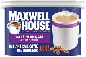 Maxwell House Instant Cafe-Style Beverage Mix, Cafe Francais, 7.6 oz Maxwell House Instant Cafe-Style Beverage Mix, Cafe Francais, 7.6 oz