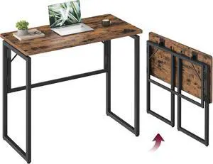 Folding Desk, Small Computer Desk, Foldable Table 31.5 Inch Folding Desk, Small Computer Desk, Foldable Table 31.5 Inch