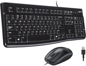 MK120 Full Size Wired Keyboard and Mouse Combo - Black MK120 Full Size Wired Keyboard and Mouse Combo - Black
