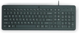HP 150 Wired Keyboard - Full-Sized, Keyboard with Numeric Keypad - Silent-Touch Chiclet Keyboard - Ergonomic, Comfortable Design - USB Plug-and-Play Connectivity, LED Indicators (664R5AA, Black) HP 150 Wired Keyboard - Full-Sized, Keyboard with Numeric Keypad - Silent-Touch Chiclet Keyboard - Ergonomic, Comfortable Design - USB Plug-and-Play Connectivity, LED Indicators (664R5AA, Black)