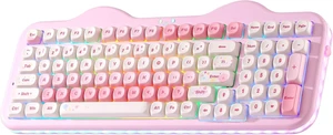 YUNZII C98 Cute Cake Wireless Mechanical Keyboard (Pink, Milk Switch) YUNZII C98 Cute Cake Wireless Mechanical Keyboard (Pink, Milk Switch)