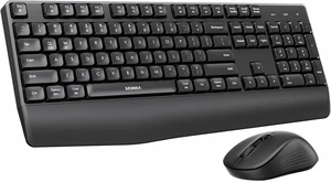 seenda COE200 Wireless Bluetooth Keyboard and Mouse Combo with Wrist Rest seenda COE200 Wireless Bluetooth Keyboard and Mouse Combo with Wrist Rest