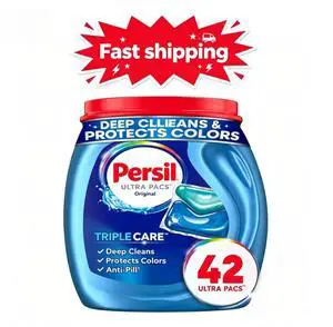 Persil Ultra Pacs Deep Clean Laundry Detergent, Original, 42 Count Persil Ultra Pacs Deep Clean Laundry Detergent, Original, 42 Count