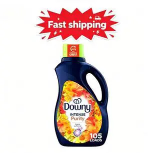 Downy Intense Liquid Fabric Softener and Conditioner, Purity Scent, 77 fl oz, 105 Loads Downy Intense Liquid Fabric Softener and Conditioner, Purity Scent, 77 fl oz, 105 Loads