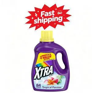 Xtra Tropical Passion, 84 Loads Liquid Laundry Detergent, 100.8 fl oz Xtra Tropical Passion, 84 Loads Liquid Laundry Detergent, 100.8 fl oz