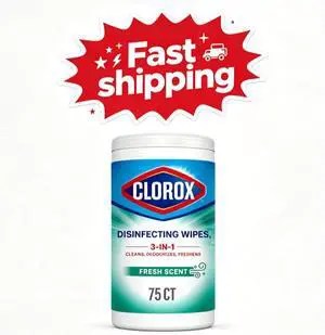 Clorox Disinfecting Wipes Limited Edition Back to School, Bleach Free, Fresh Scent, 75 Count Clorox Disinfecting Wipes Limited Edition Back to School, Bleach Free, Fresh Scent, 75 Count