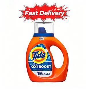 Tide Laundry Detergent Liquid with Ultra Oxi Boost, Advanced Stain Remover, 27 fl oz, 19 Loads Tide Laundry Detergent Liquid with Ultra Oxi Boost, Advanced Stain Remover, 27 fl oz, 19 Loads