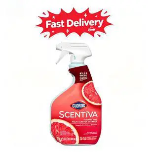 Clorox Scentiva Disinfecting Multi-Surface Cleaner Spray, Grapefruit & Orange Blossom, 32 fl oz Clorox Scentiva Disinfecting Multi-Surface Cleaner Spray, Grapefruit & Orange Blossom, 32 fl oz