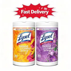 Lysol Disinfecting Wipes, All Purpose Cleaner, Multi Surface Antibacterial Cleaning Wipes, Cleaning Supplies, Lavender + Mango Scents, 80 Count Each (Pack of 2) Lysol Disinfecting Wipes, All Purpose Cleaner, Multi Surface Antibacterial Cleaning Wipes, Cleaning Supplies, Lavender + Mango Scents, 80 Count Each (Pack of 2)