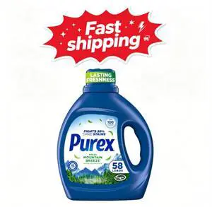 Purex Fresh Mountain Breeze Liquid Detergent, 66 fl oz, 58 loads Purex Fresh Mountain Breeze Liquid Detergent, 66 fl oz, 58 loads