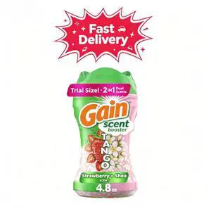 Gain Tango 2-in-1 Dual Scent In-Wash Laundry Scent Booster Beads, Strawberry & Shea Scent, 4.8 oz Gain Tango 2-in-1 Dual Scent In-Wash Laundry Scent Booster Beads, Strawberry & Shea Scent, 4.8 oz