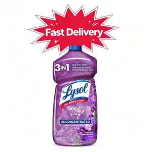 Lysol All Purpose Cleaner, 2X Concentrated Multi-Surface Disinfectant Floor Cleaner for Mopping Solution, for Bathroom & Kitchen, Lavender & Cotton Blossom, 28 fl oz Lysol All Purpose Cleaner, 2X Concentrated Multi-Surface Disinfectant Floor Cleaner for Mopping Solution, for Bathroom & Kitchen, Lavender & Cotton Blossom, 28 fl oz