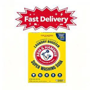 ARM & HAMMER Super Washing Soda Powder Laundry Detergent Booster & Household Cleaner, 55 oz ARM & HAMMER Super Washing Soda Powder Laundry Detergent Booster & Household Cleaner, 55 oz
