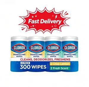 Clorox Disinfecting Cleaning Wipes Back to School Variety Pack, 75 Count, Pack of 4 Clorox Disinfecting Cleaning Wipes Back to School Variety Pack, 75 Count, Pack of 4