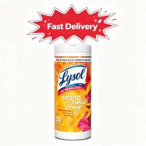 Lysol Disinfecting Wipes, All Purpose Cleaner, Multi Surface Antibacterial Cleaning Wipes, Cleaning Supplies, Mango & Hibiscus Scent, 35 Count Lysol Disinfecting Wipes, All Purpose Cleaner, Multi Surface Antibacterial Cleaning Wipes, Cleaning Supplies, Mango & Hibiscus Scent, 35 Count