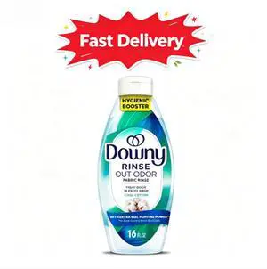 Downy Rinse Out Odor Laundry Rinse, Tackles Tough Odors and Refreshes, Cool Cotton Scent, 16 fl oz Downy Rinse Out Odor Laundry Rinse, Tackles Tough Odors and Refreshes, Cool Cotton Scent, 16 fl oz