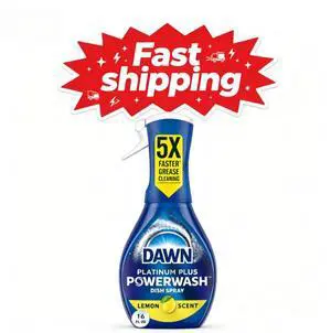 Dawn Platinum Powerwash Dish Spray, Dish Soap, Lemon Starter Kit, 16 fl oz Dawn Platinum Powerwash Dish Spray, Dish Soap, Lemon Starter Kit, 16 fl oz