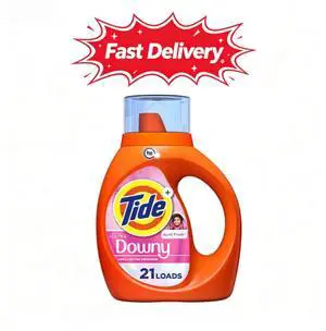Tide Laundry Detergent Liquid Plus a Boost of Ultra Downy, April Fresh Scent, 30 fl oz, 21 Loads Tide Laundry Detergent Liquid Plus a Boost of Ultra Downy, April Fresh Scent, 30 fl oz, 21 Loads