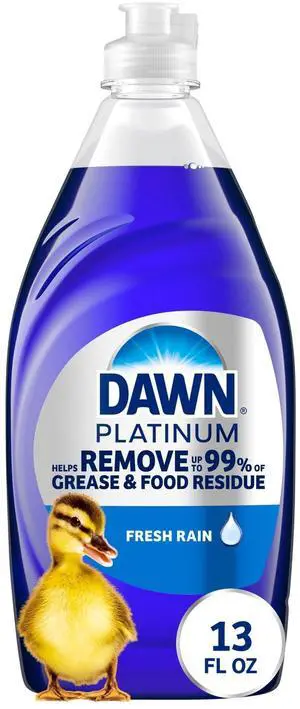 Dawn Platinum Dish Soap, Dishwashing Liquid, Fresh Rain, 13oz Dawn Platinum Dish Soap, Dishwashing Liquid, Fresh Rain, 13oz