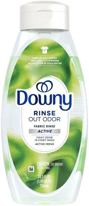 Downy Rinse Out Odor Laundry Rinse, Tackles Tough Odors, Active Fresh Scent, 25.5 fl oz Downy Rinse Out Odor Laundry Rinse, Tackles Tough Odors, Active Fresh Scent, 25.5 fl oz