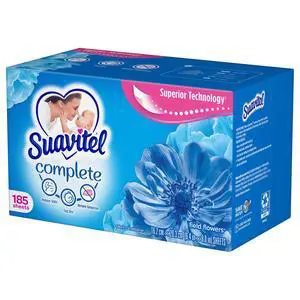 Suavitel Complete Dryer Sheets, Fabric Conditioner, Field Flowers, 185 Sheets Suavitel Complete Dryer Sheets, Fabric Conditioner, Field Flowers, 185 Sheets