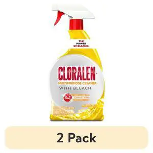 (2 pack) Cloralen Household Cleaning Spray, 3-in-1 All Purpose Cleaner, with Liquid Bleach, 32 fl oz (2 pack) Cloralen Household Cleaning Spray, 3-in-1 All Purpose Cleaner, with Liquid Bleach, 32 fl oz