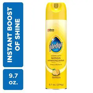 Pledge® Expert Care, Wood Polish Shines and Protects, Lemon Enhancing, Aerosol, 9.7 oz. Pledge® Expert Care, Wood Polish Shines and Protects, Lemon Enhancing, Aerosol, 9.7 oz.