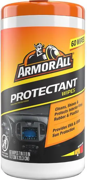 Armor All Car Interior Protectant Car Cleaning Wipes, 60 Count Armor All Car Interior Protectant Car Cleaning Wipes, 60 Count